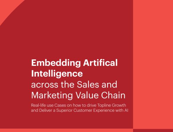 Embedding Artifical Intelligence across the Sales and Marketing Value Chain